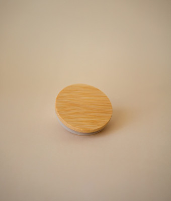 Крышка деревянная. Бамбук. 220 мл. 1 упаковка (6 шт)