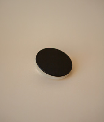 Крышка металлическая черная. 320 мл. 1 упаковка (6 штук)